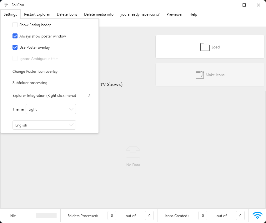 settings menu settings menu